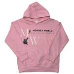 CHIMP/SQUIRREL HOODIE PINK